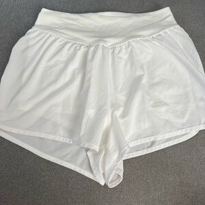 Aerie OFFLINE Soft White Shorts